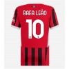 AC Milan Rafael Leao #10 Hjemmedrakt Kvinner 2024-25 Kortermet